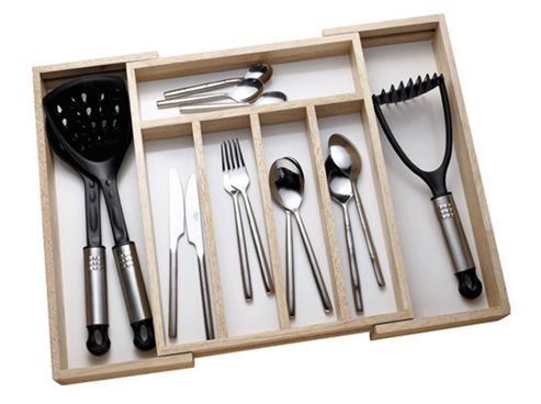 Image of Apollo Houseware Extending Cutlery Tray