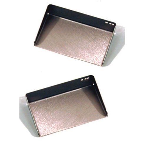 Image of Stainless Steel Pair Of Office Sticky Note Holders