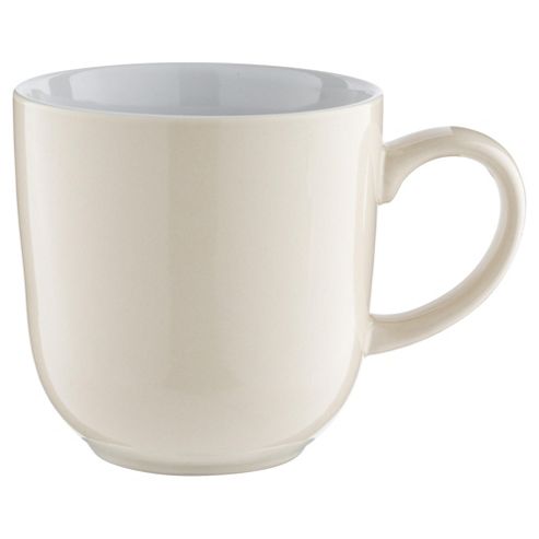 Image of Tesco Plain Beige Mug, Single