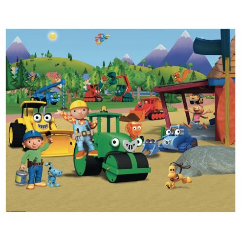 Image of Bob The Builder Wallpaper Mural 8ft X 10ft