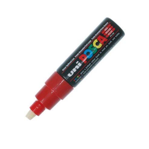 Image of Uni Pc-8k Posca Marker Red