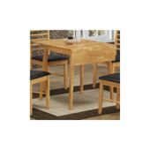 Elements Athens Oak Square Drop Leaf Table