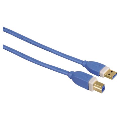 Image of Hama Usb 3.0 Cable Gold Plated For Laptop/pc/printer 3m