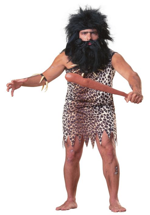 Image of Rubies Fancy Dress Costume - Caveman - Adult Standard Costume