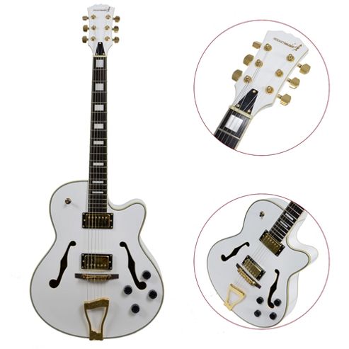 Image of Rocket Standard Jazz Electric Guitar - White