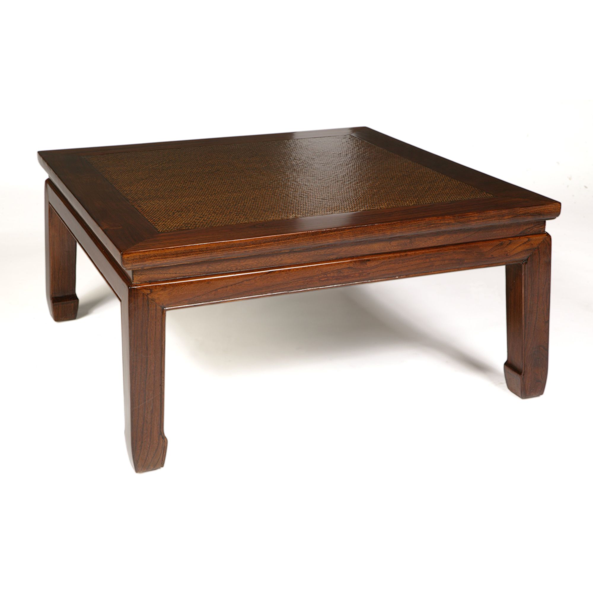 Shimu Chinese Classical Square Daybed Table - Warm Elm at Tescos Direct