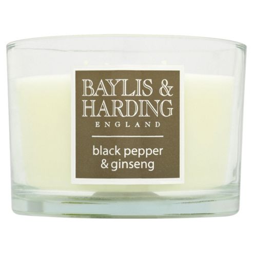 Image of Baylis & Harding Multi-wick Candle, Black Pepper & Ginseng