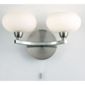 Endon Lighting Rounded Wall Light in Satin Chrome