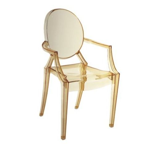 Image of Louis Xv Style Yellow Ghost Chair