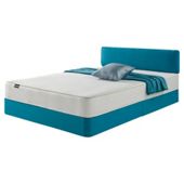 Layezee Teal Bed and Headboard Standard Mattress King
