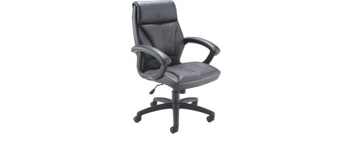 Image of Arista Kf73636 Pace Leather Chair Black