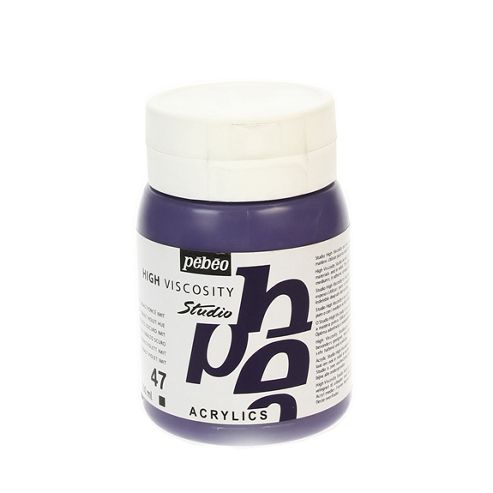 Image of Pebeo Studio Acrylic 500ml - Dark Cobalt Violet Imit
