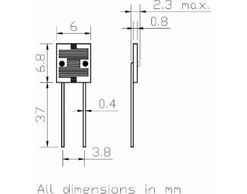 Image of 12k-35k Ohm Light Dependent Resistor