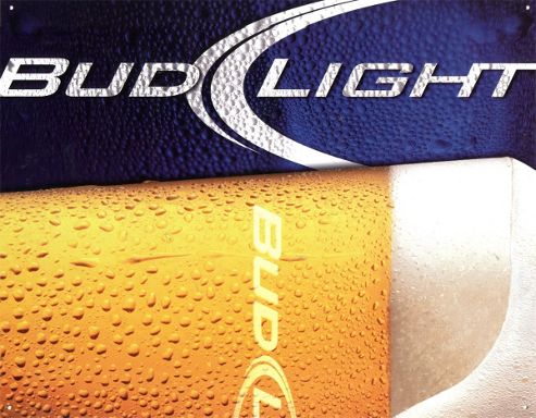 Image of Bud Light Tin Sign
