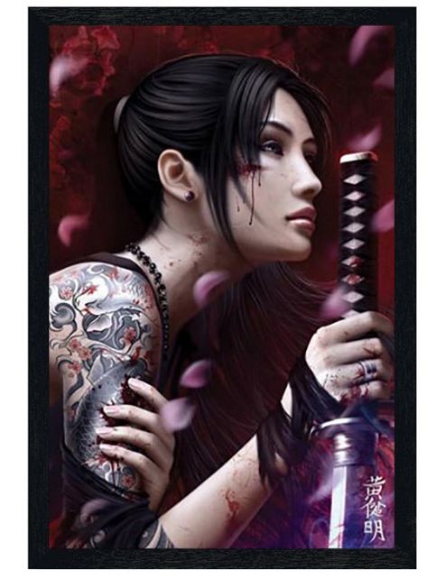 Image of Mario Wibisono Black Wooden Framed Purgatory Poster