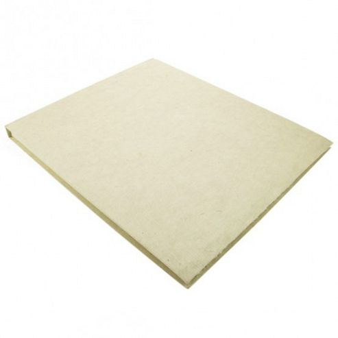 Image of Handmade Paper Hardback Sketchbook, White Rough, 35cm X 28cm. 210gsm