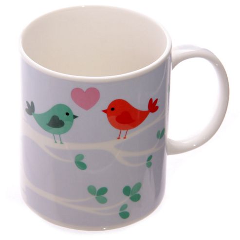 Image of Lauren Billingham Love Birds Bone China Mug