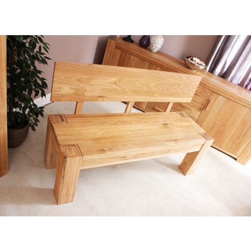 Image of Baumhaus Cmr03a Atlas Solid Oak Bench