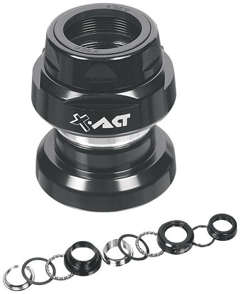 Image of Ergotec 1 1/8inch Threaded Alloy Headset - Silver