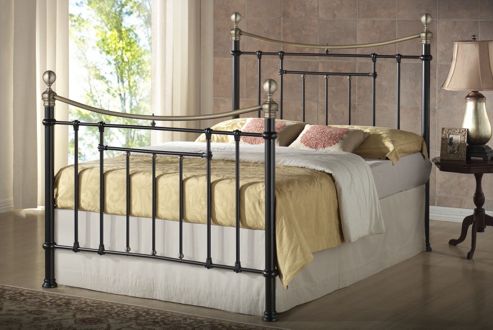 Image of Birlea Bronte Metal Bed Frame - King - Black