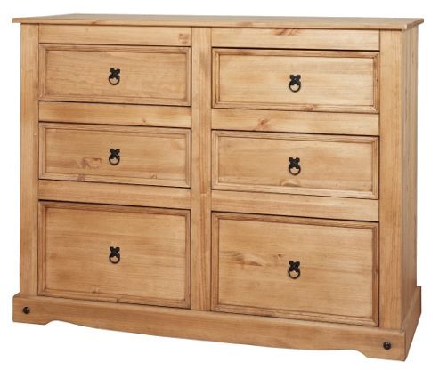 Image of Altruna Acapulco Six Drawer Chest