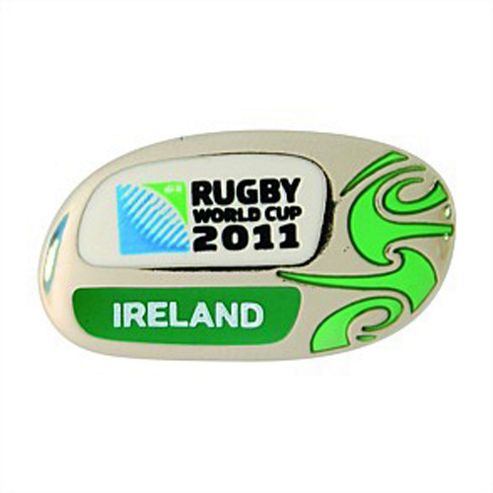 Image of Official Ireland Rugby World Cup 2011 Pin Badge