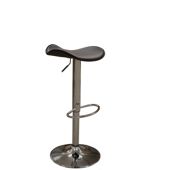Saturn Brown Faux Leather Bar Stool
