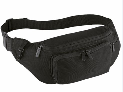 Image of Quadra 2l Adjustable Waist Belt Bag Black