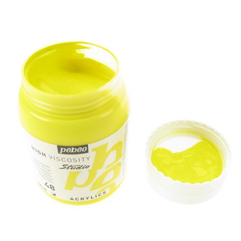 Image of Pebeo Studio Acrylic 500ml - Primary Yellow