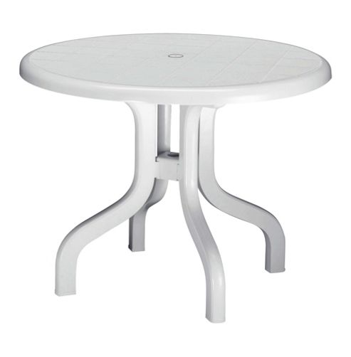 Image of Scab Ribalto Round Folding Table - White