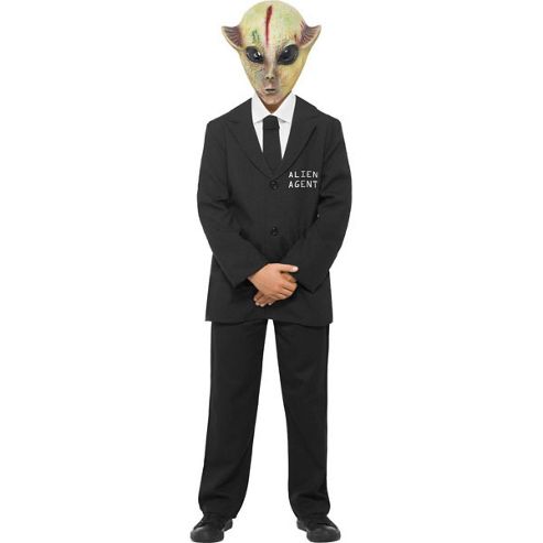 Image of Alien Agent - Child Costume 11-12 Years