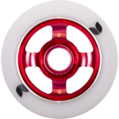Image of Blazer Stormer 4 Spoke Aluminium Hub Scooter Wheel - Red