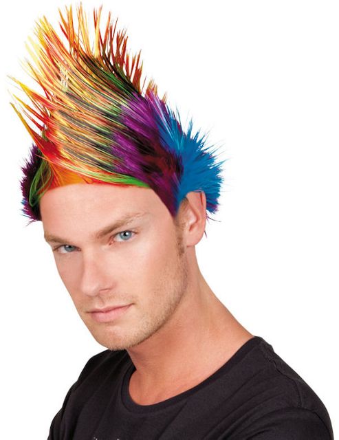 Image of Multi Colour Mohawk Wig