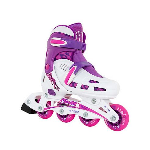 Image of Sfr Cyclone Adjustable Inline Skates White/pink Size 12-2