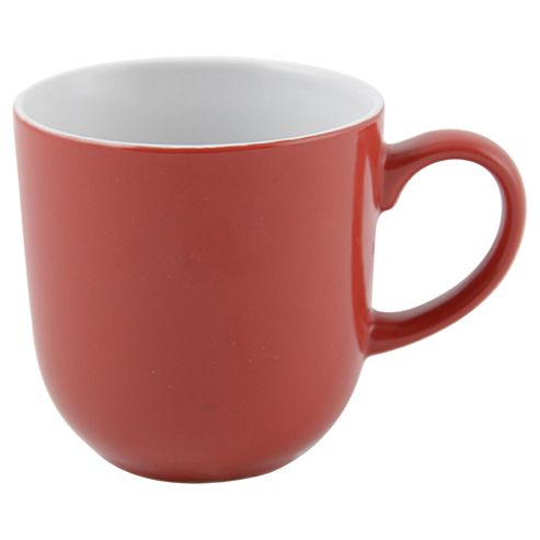 Image of Tesco Plain Red Mug, Single