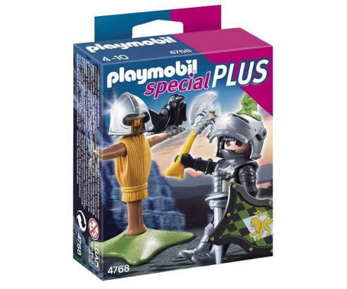 Image of Lion Knight With Training Dummy - Toys - Playmobil