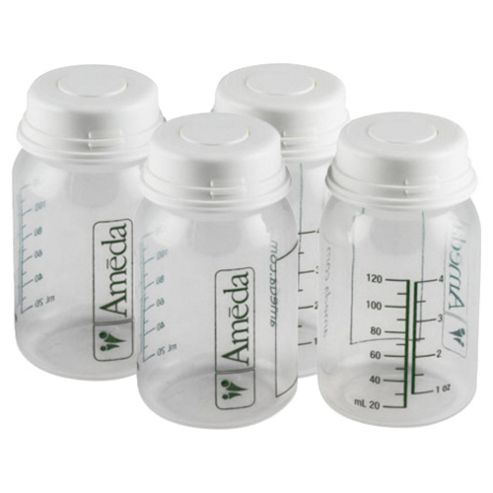 Image of Ameda Breastmilk Collection Bottles 120ml - 4 Pack
