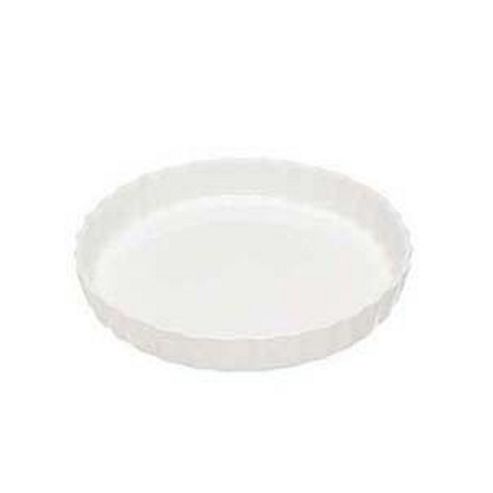 Image of White Porcelain Flan Dish, 11cm