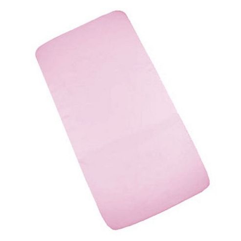 Image of Single Crib Fitted Sheet (pink)
