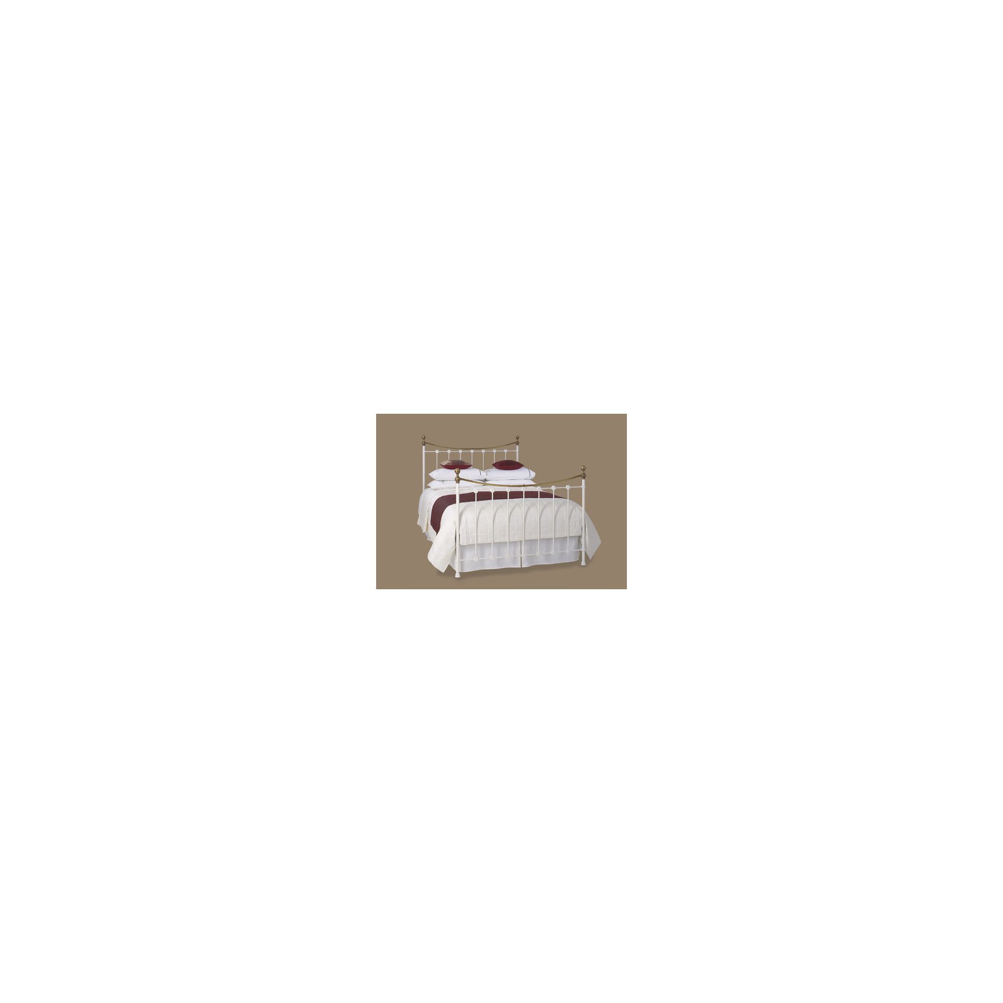 OBC Carrick Bed Frame - Single - Satin White at Tesco Direct