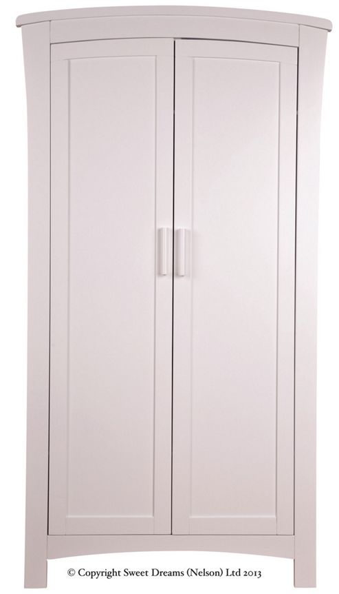 Image of All Home Felix 2 Door Wardrobe - White