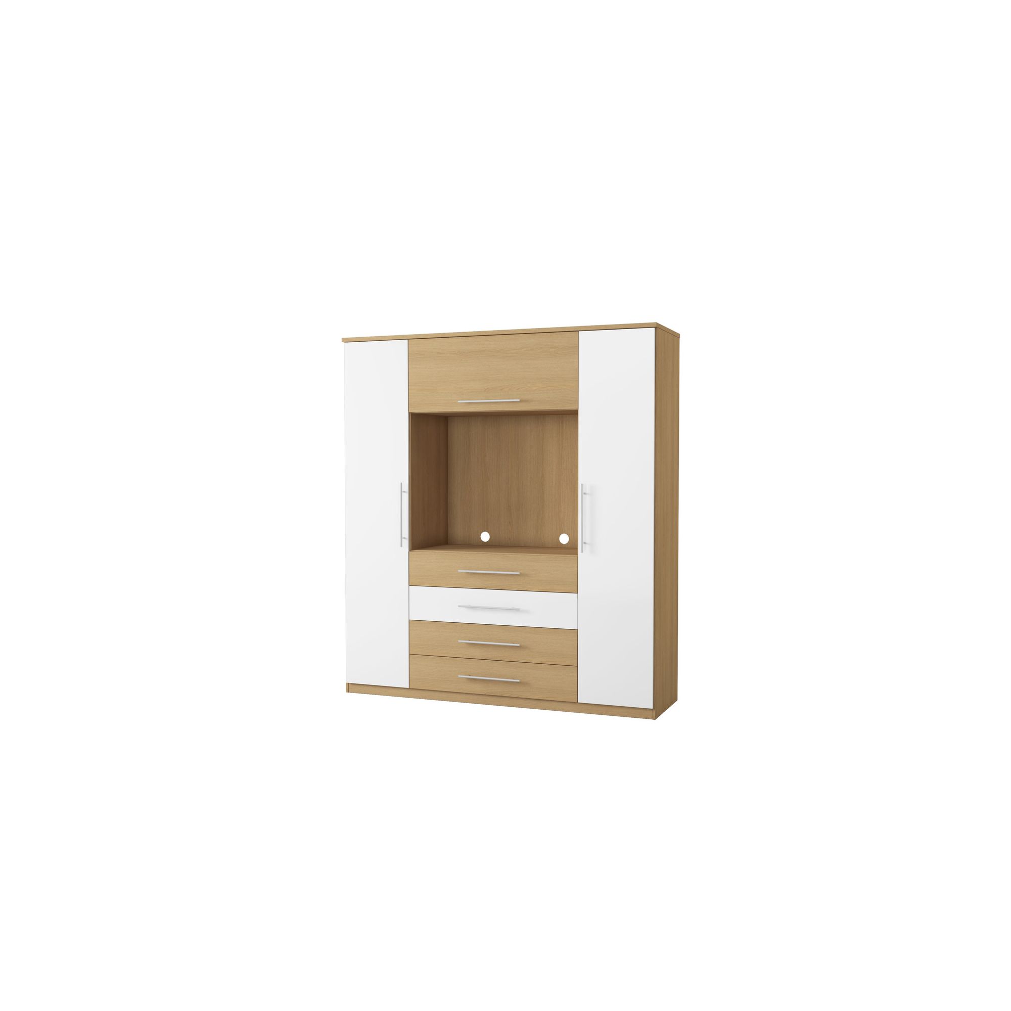 Urbane Designs Sorrento TV 2 Door 3 Drawer Wardrobe at Tesco Direct