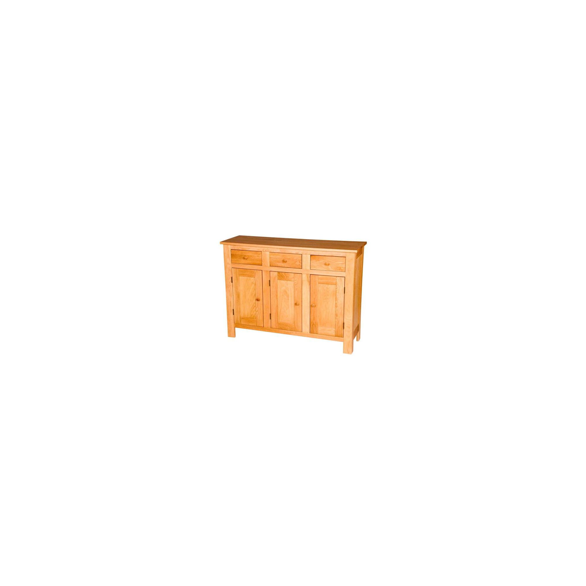 Elements Oakland 3 Door Oak Sideboard at Tesco Direct