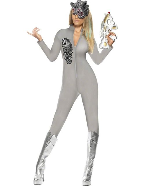Image of Woman Robot Costume Small