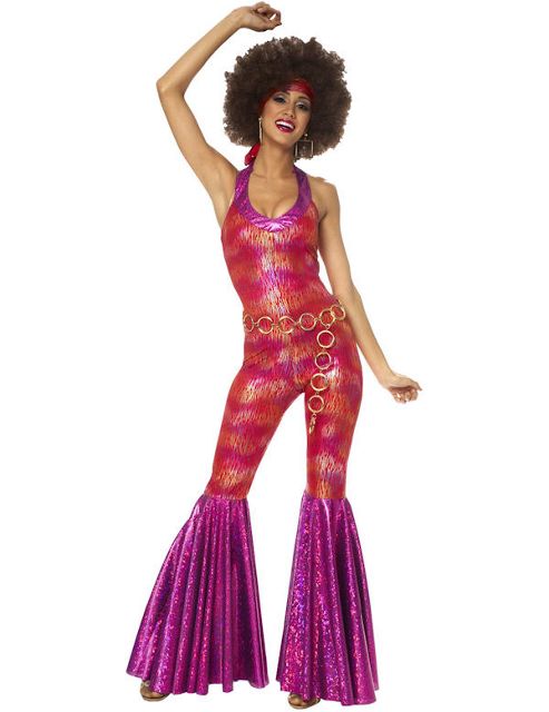 Image of Adult 70s Foxy Disco Lady Costume Large