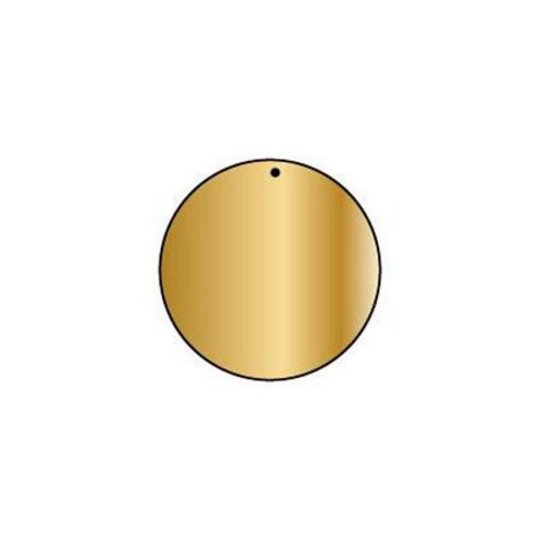 Image of Copper Blank Cb09 32 Mm Round Pierced 10 Pk