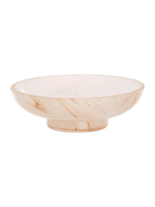 Image of Casa Couture Glass Marble Soap Dish In Grey