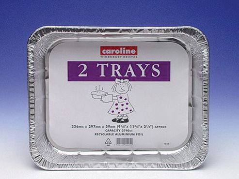Image of Caroline 1014/cp6 Foil Tray Lge 9inx12inx2