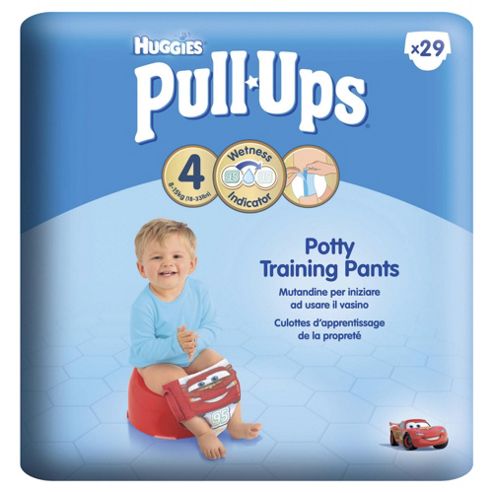 Image of Huggies Pull Ups Potty Training Pants - Size 4 - Medium - Boy - 29 Pants