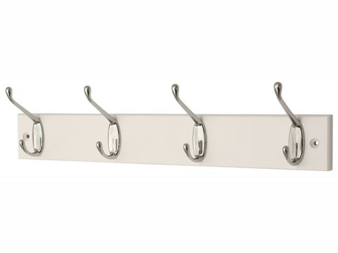 Image of Headbourne Hr4136h Satin Nickel Hookrail 4hook